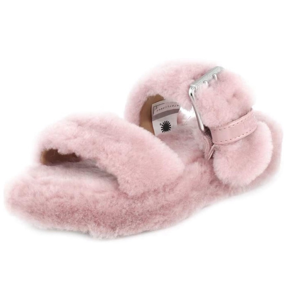 UGG Fuzz Yeah Wedge Sandal US 8